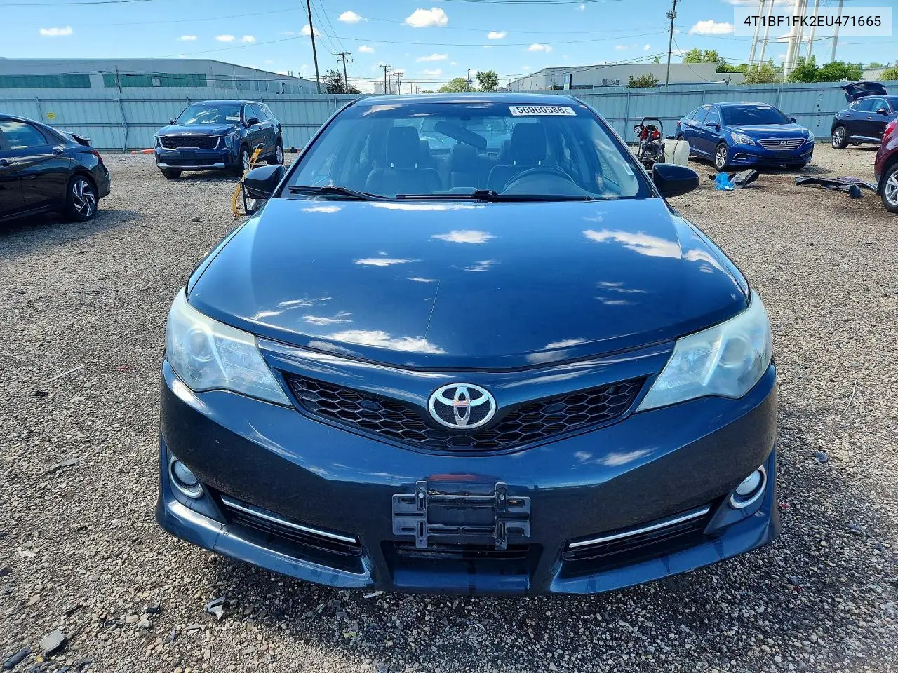 2014 Toyota Camry Se VIN: 4T1BF1FK2EU471665 Lot: 56960586