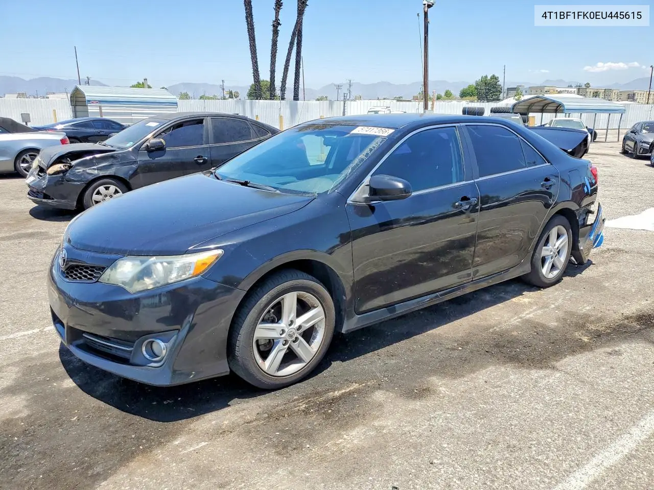 2014 Toyota Camry Se VIN: 4T1BF1FK0EU445615 Lot: 57417366