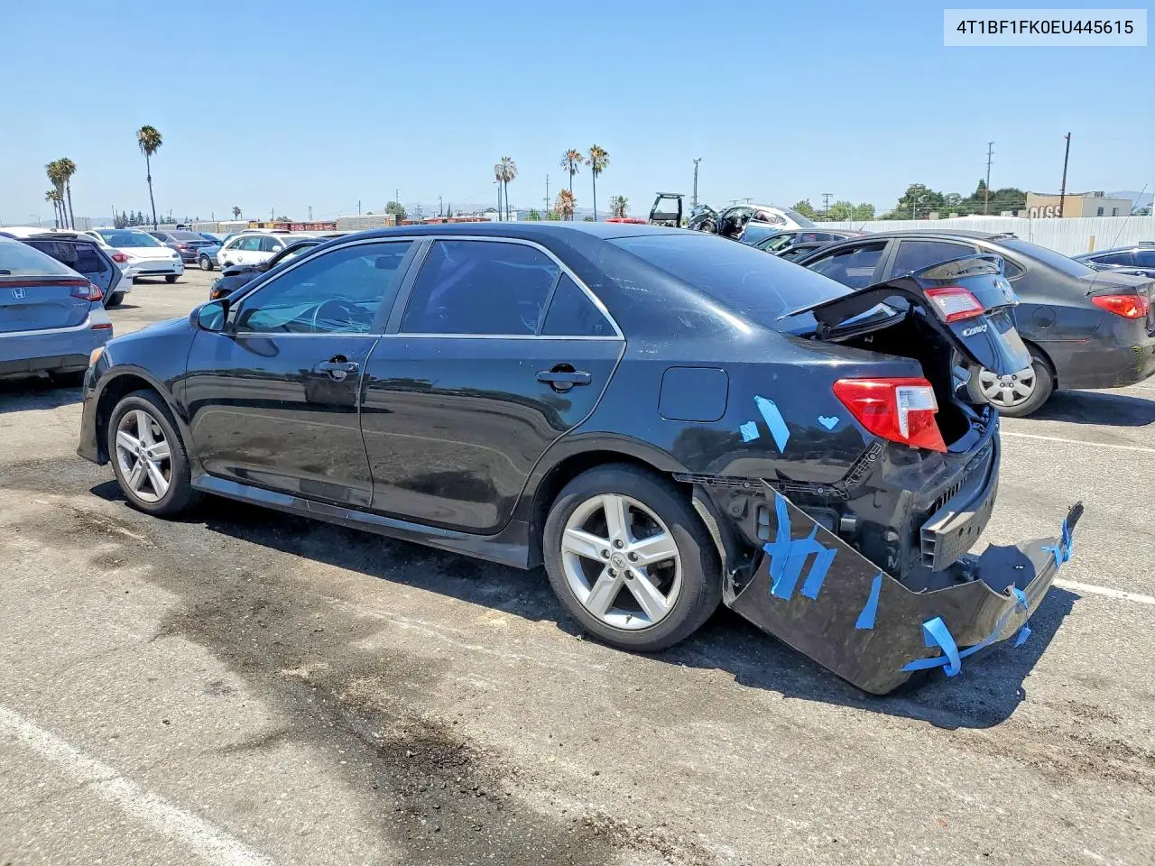 2014 Toyota Camry Se VIN: 4T1BF1FK0EU445615 Lot: 57417366