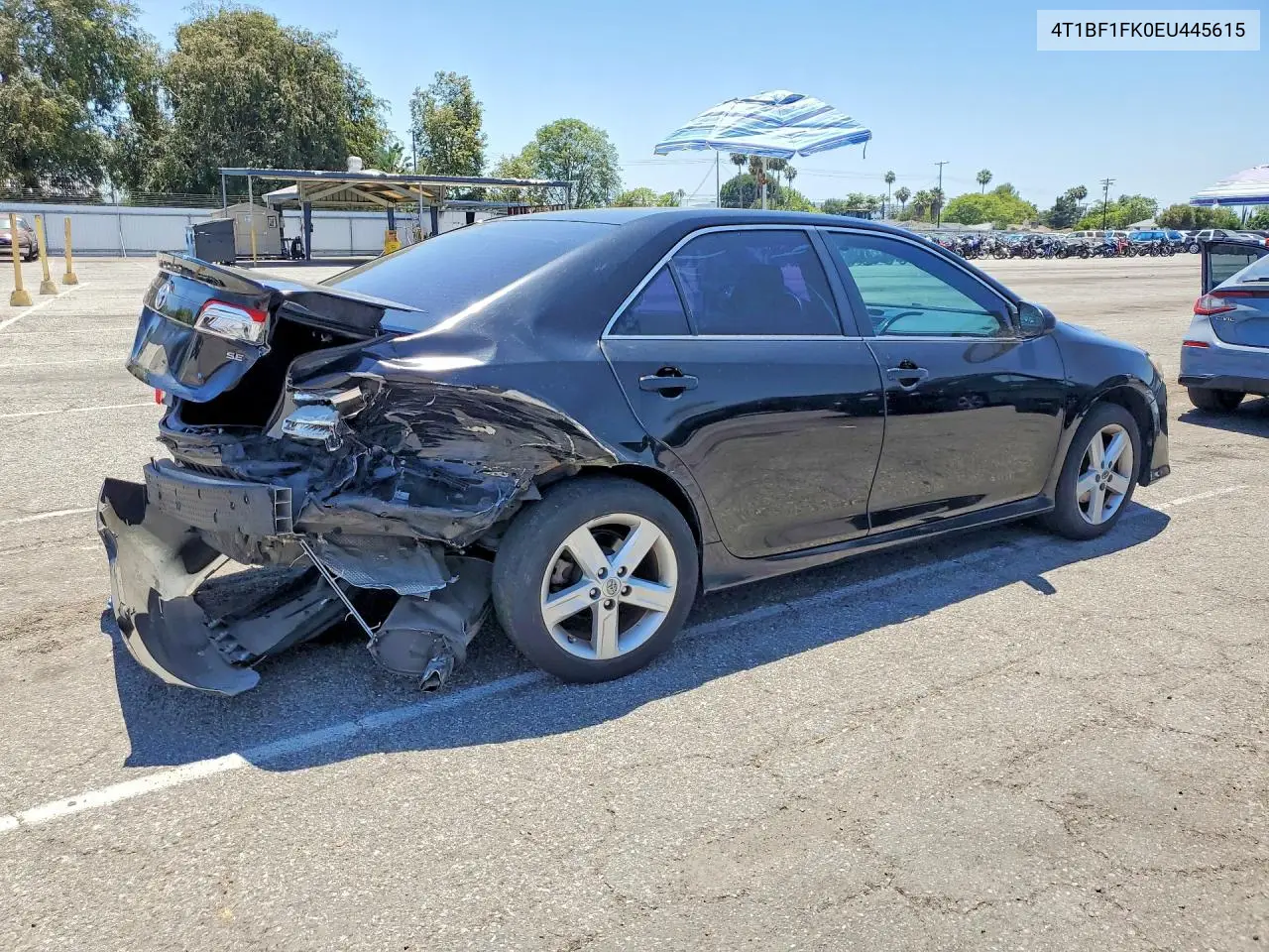 2014 Toyota Camry Se VIN: 4T1BF1FK0EU445615 Lot: 57417366