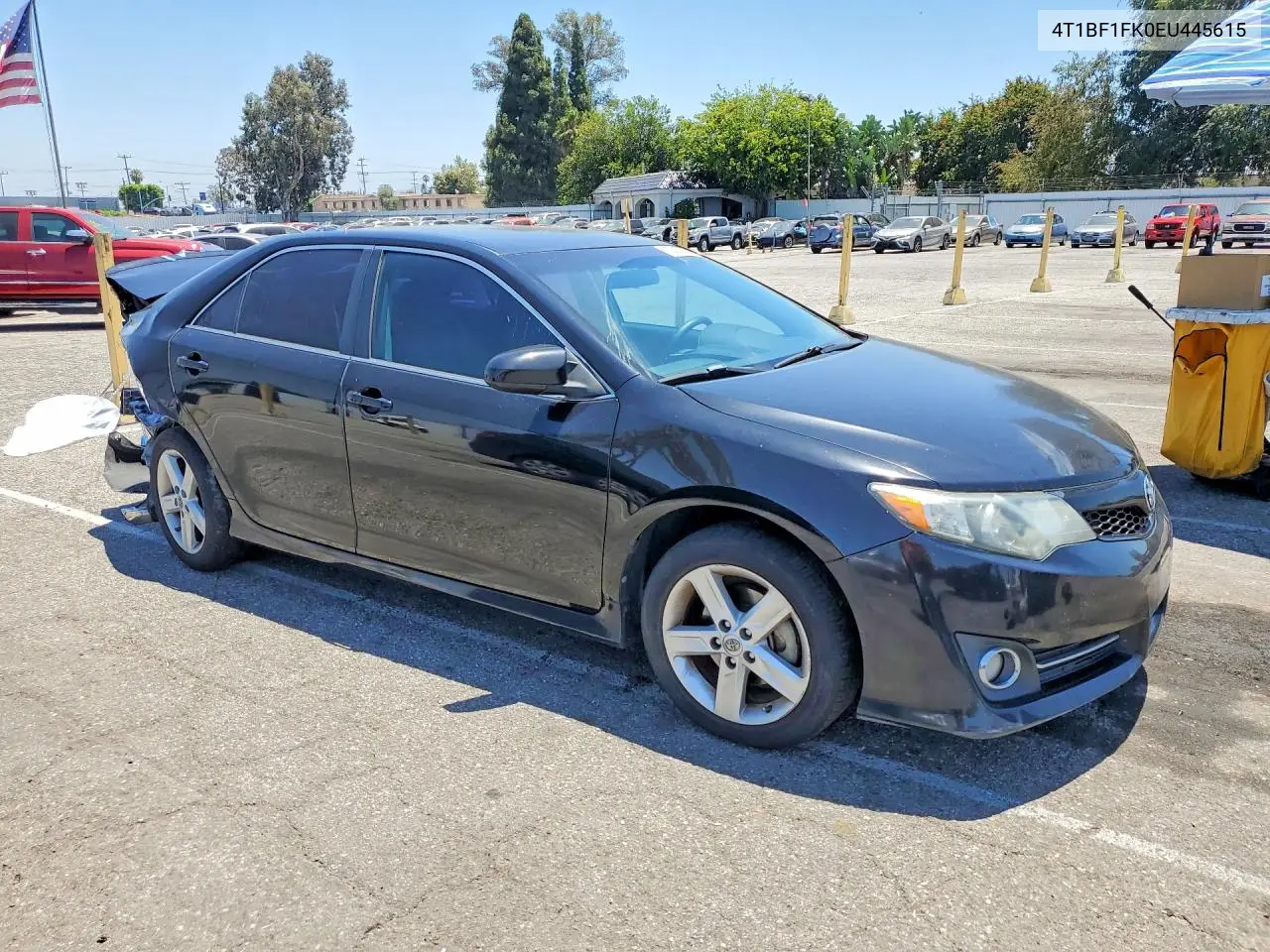 2014 Toyota Camry Se VIN: 4T1BF1FK0EU445615 Lot: 57417366