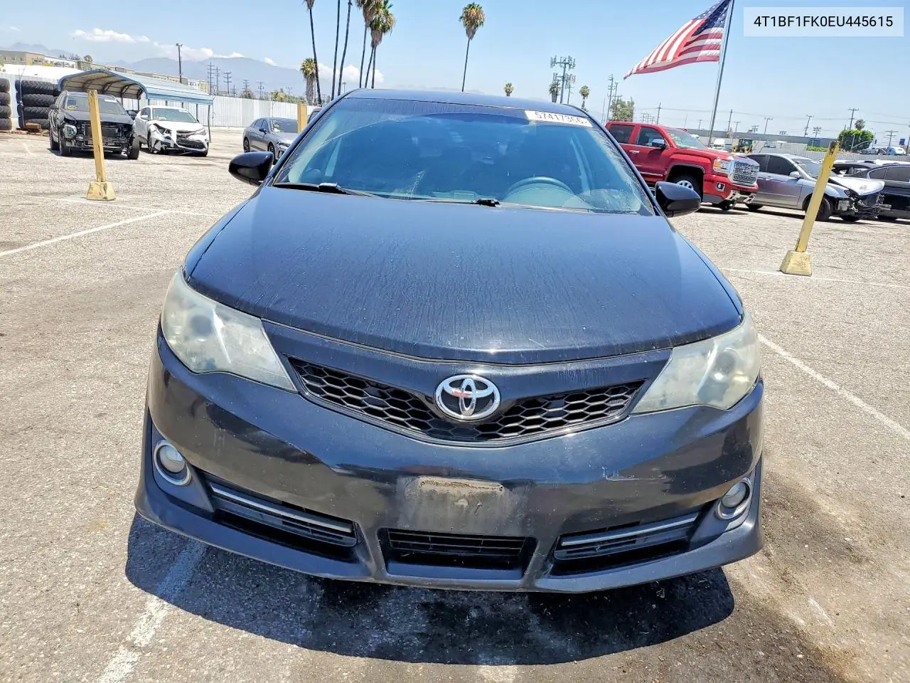 2014 Toyota Camry Se VIN: 4T1BF1FK0EU445615 Lot: 57417366