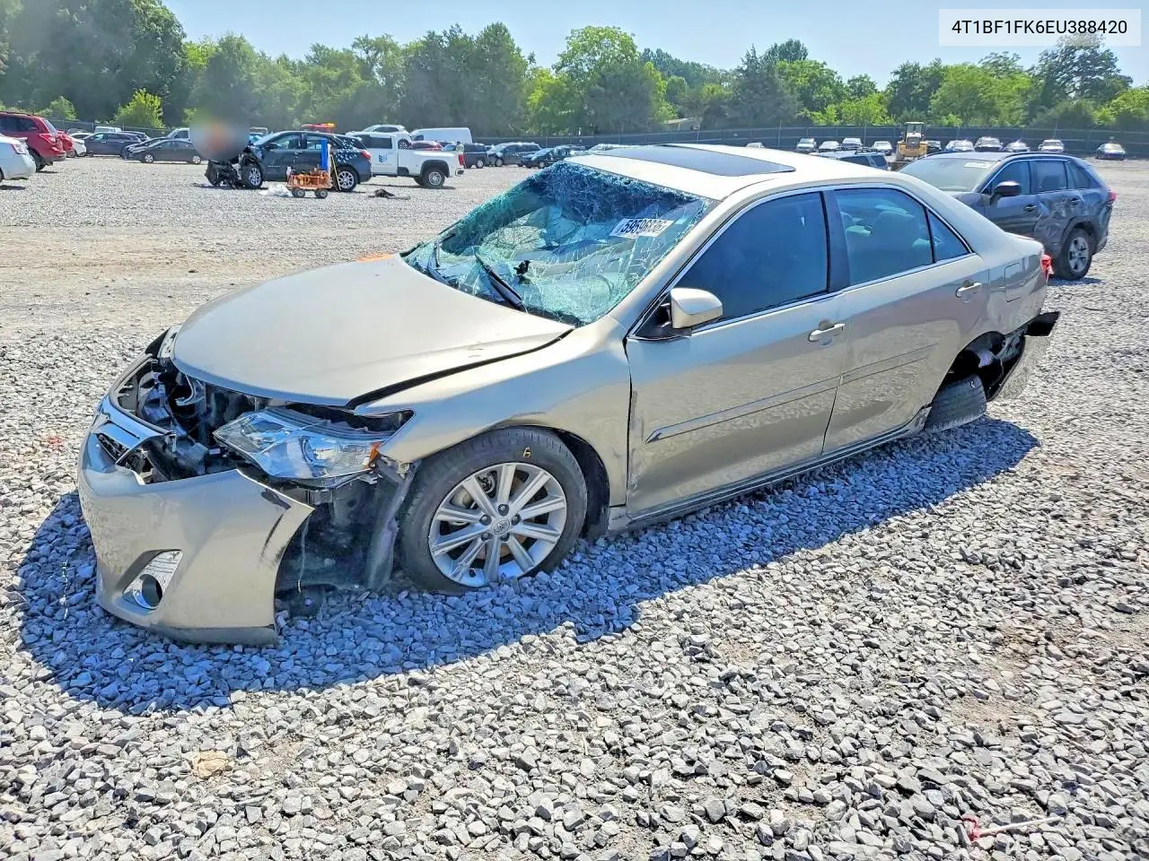 2014 Toyota Camry Xle VIN: 4T1BF1FK6EU388420 Lot: 59596836