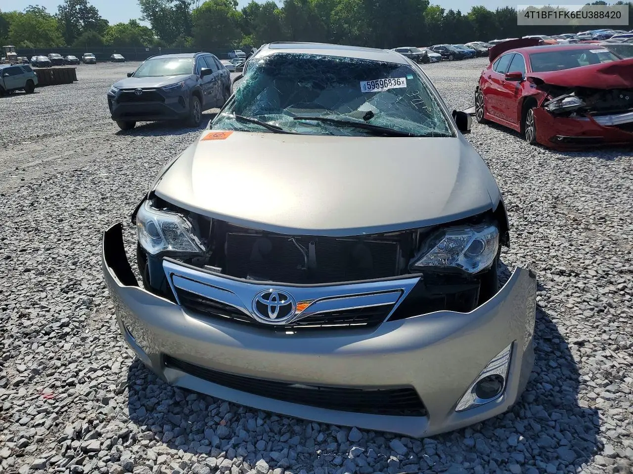 2014 Toyota Camry Xle VIN: 4T1BF1FK6EU388420 Lot: 59596836