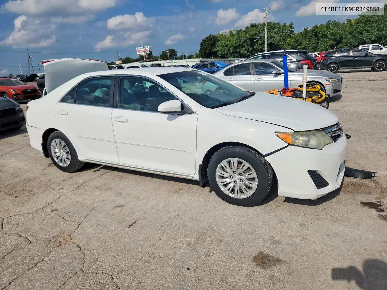 2014 Toyota Camry Le VIN: 4T4BF1FK9ER349858 Lot: 60125076