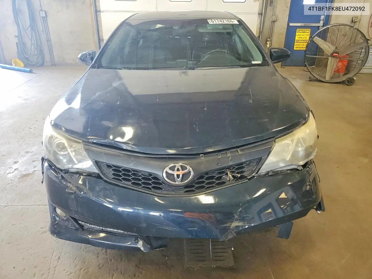 2014 Toyota Camry Se VIN: 4T1BF1FK8EU472092 Lot: 61742166