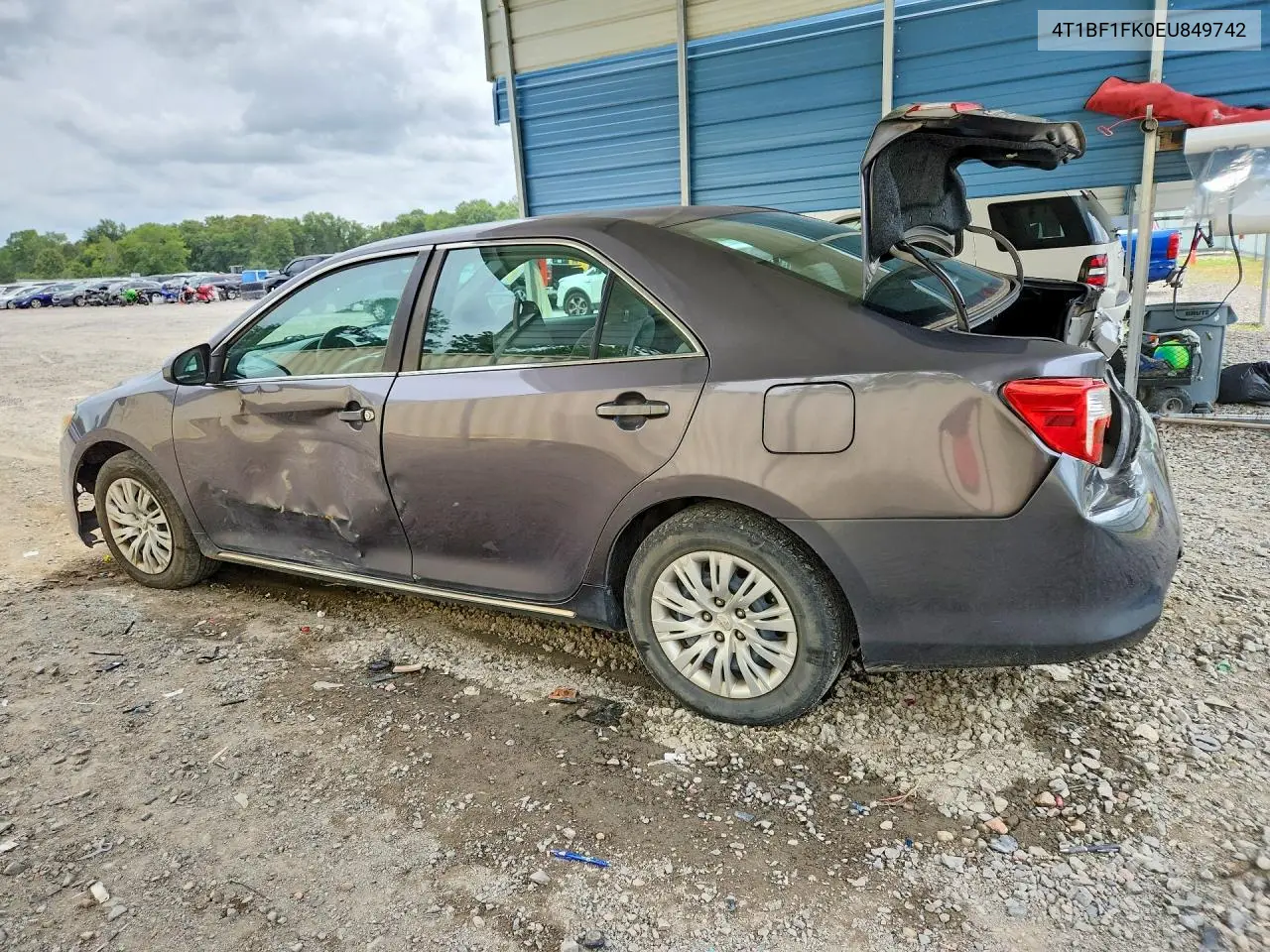 2014 Toyota Camry Le VIN: 4T1BF1FK0EU849742 Lot: 61752546