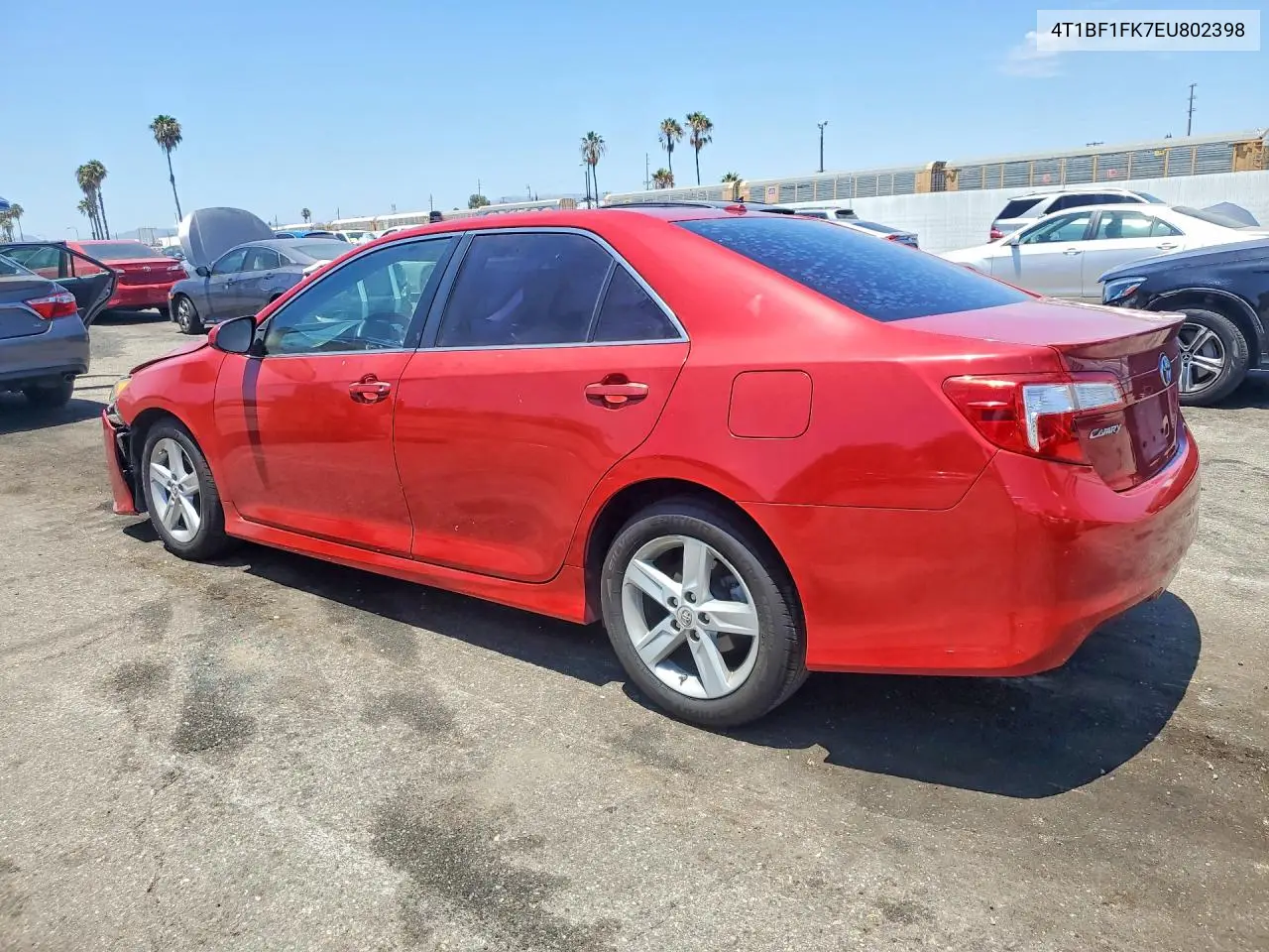 2014 Toyota Camry Se VIN: 4T1BF1FK7EU802398 Lot: 61909806