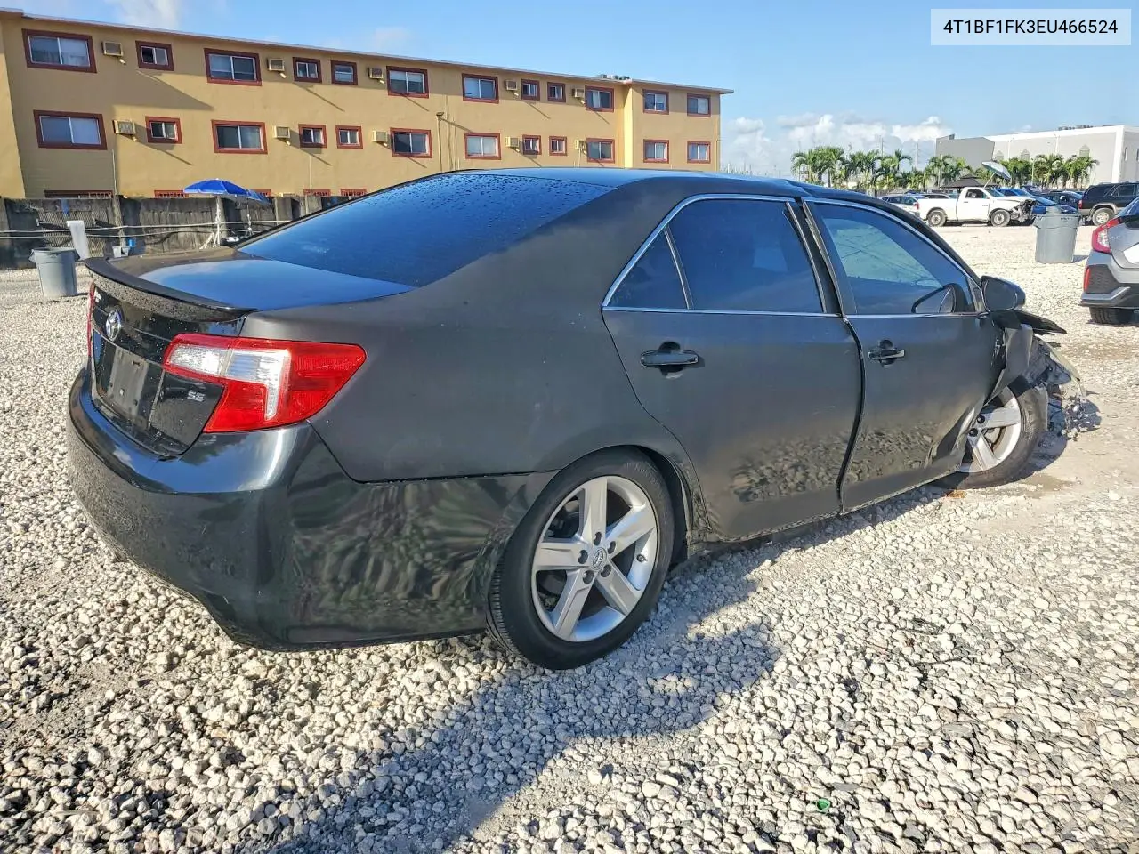 2014 Toyota Camry Se VIN: 4T1BF1FK3EU466524 Lot: 62202496
