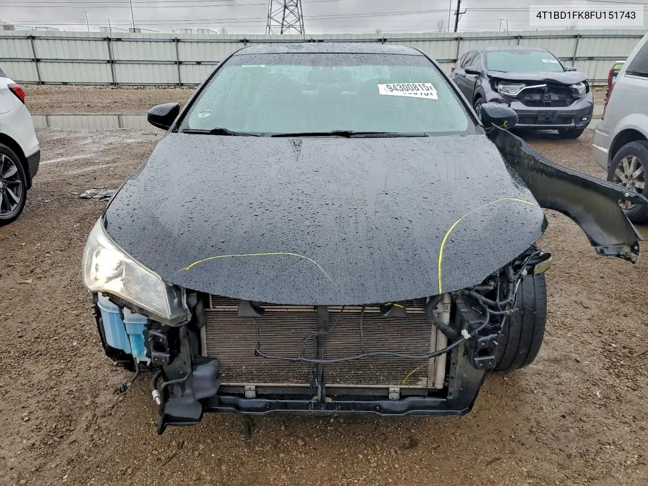 4T1BD1FK8FU151743 2015 Toyota Camry Hybrid