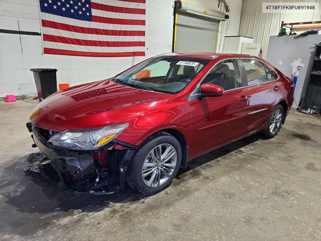 2015 Toyota Camry Se VIN: 4T1BF1FK8FU891948 Lot: 61768626