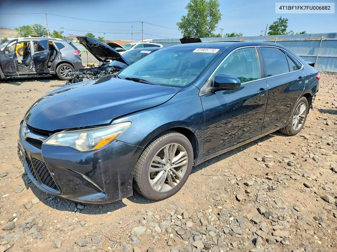 2015 Toyota Camry Se VIN: 4T1BF1FK7FU006882 Lot: 61805776