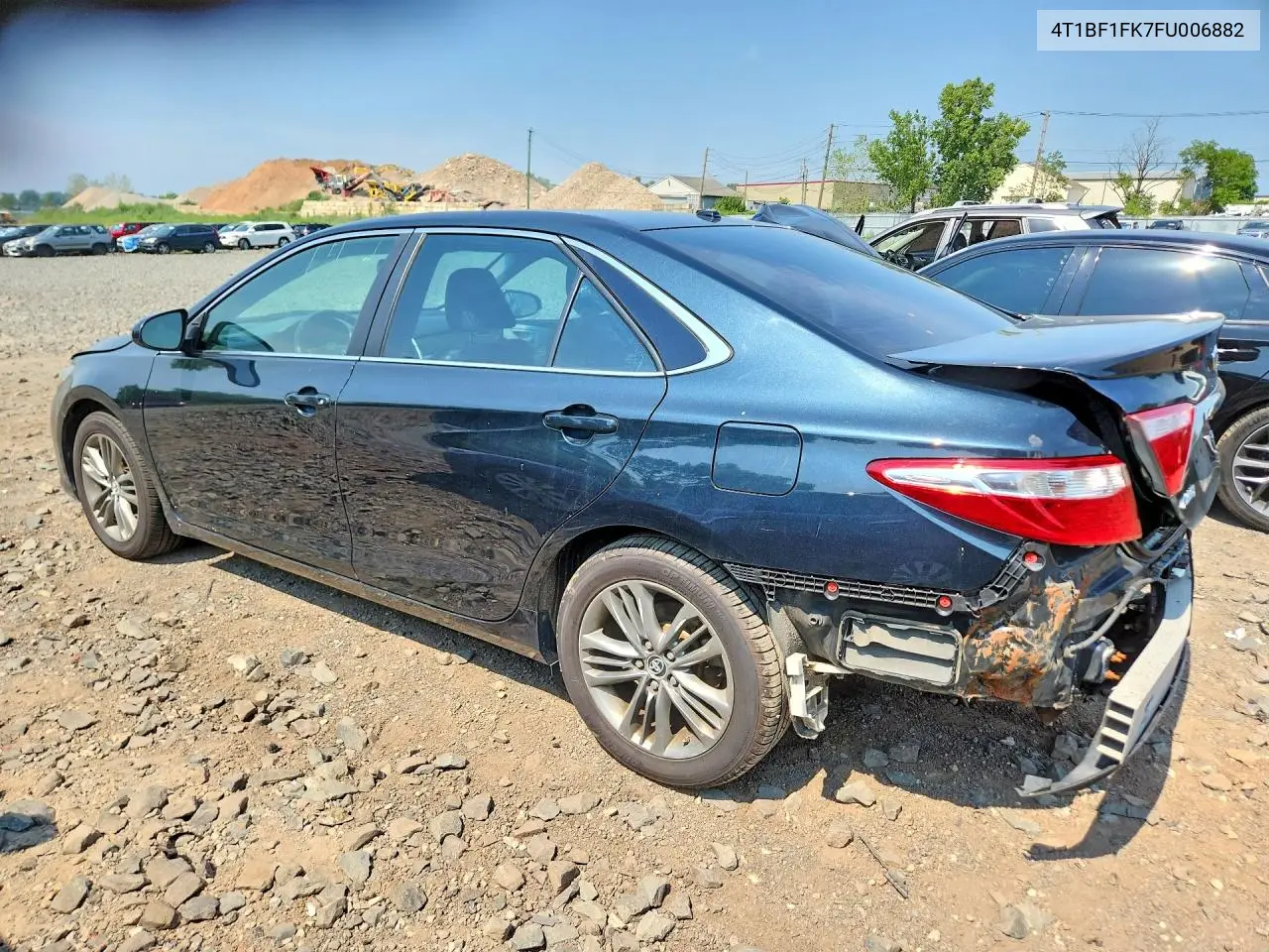 2015 Toyota Camry Se VIN: 4T1BF1FK7FU006882 Lot: 61805776
