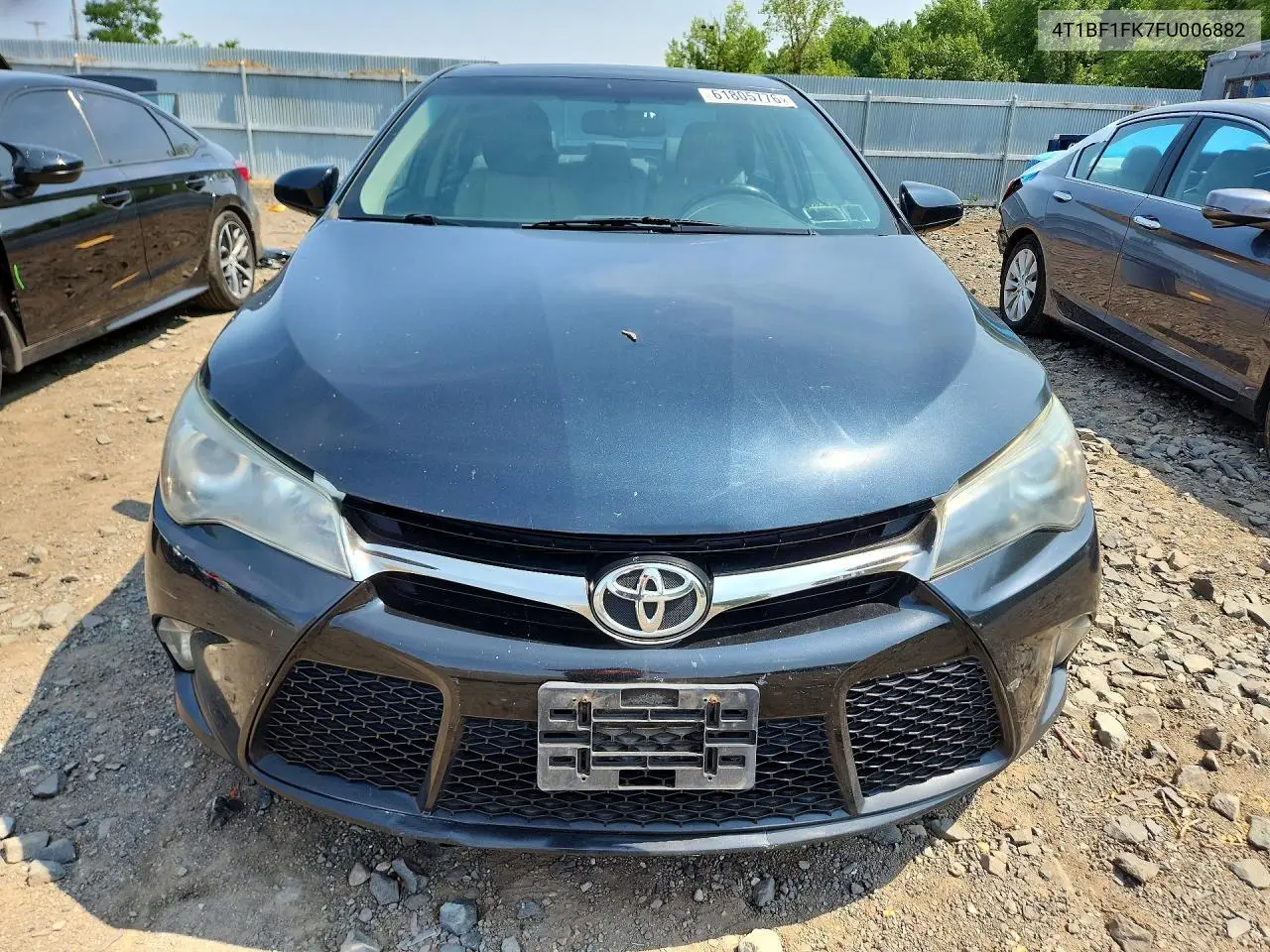 2015 Toyota Camry Se VIN: 4T1BF1FK7FU006882 Lot: 61805776
