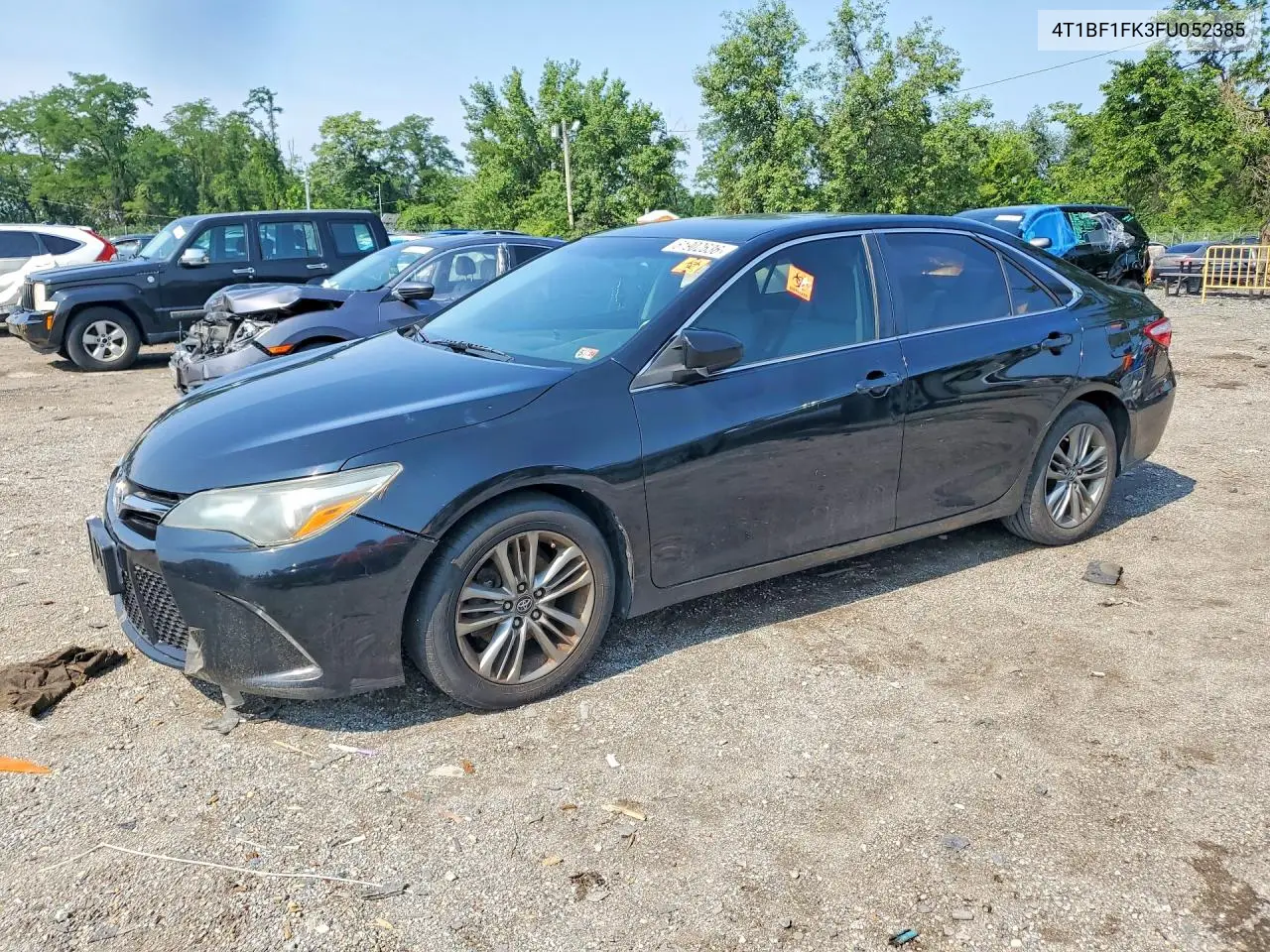2015 Toyota Camry Se VIN: 4T1BF1FK3FU052385 Lot: 61902636