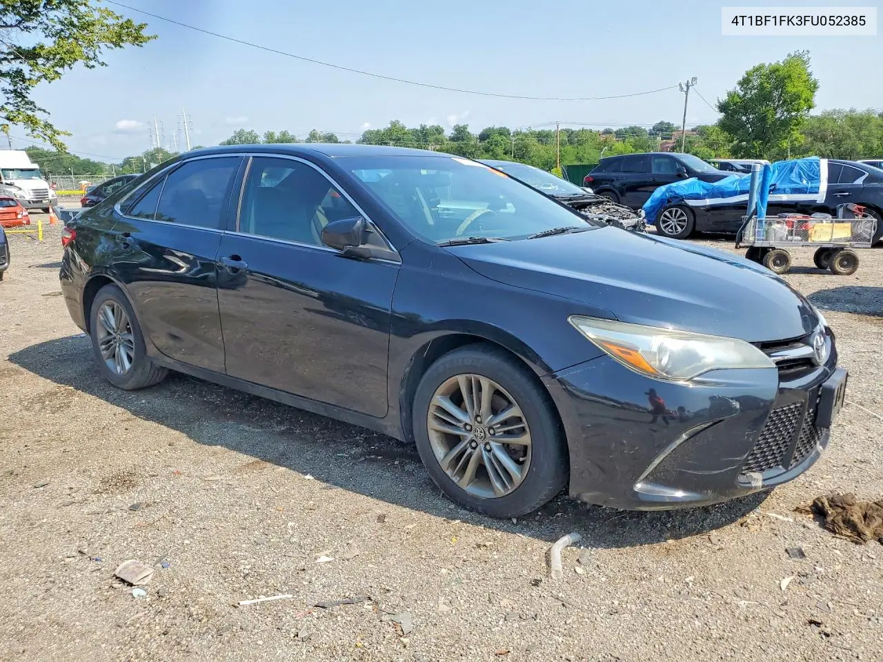 2015 Toyota Camry Se VIN: 4T1BF1FK3FU052385 Lot: 61902636