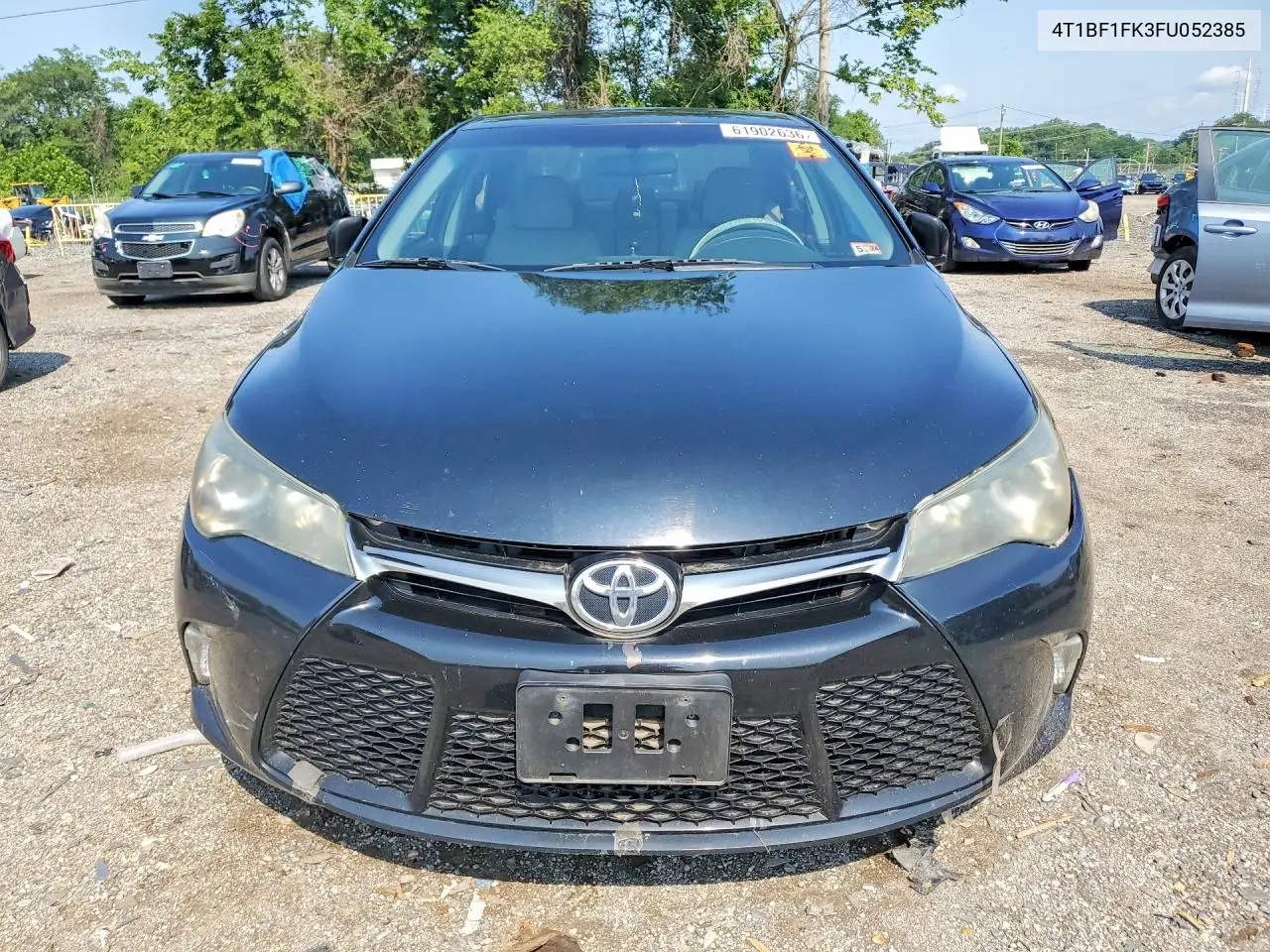 2015 Toyota Camry Se VIN: 4T1BF1FK3FU052385 Lot: 61902636