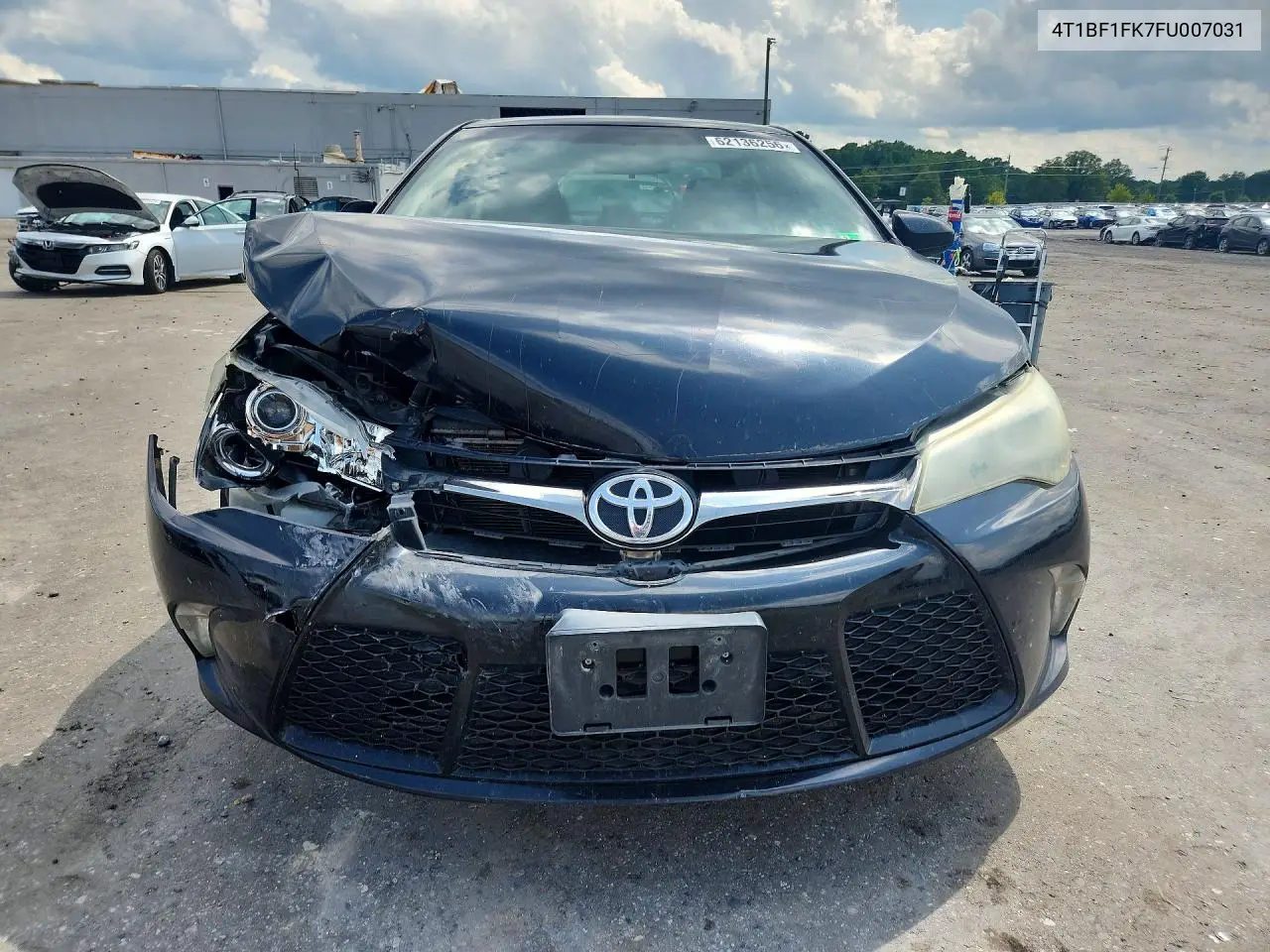 2015 Toyota Camry Se VIN: 4T1BF1FK7FU007031 Lot: 62136256