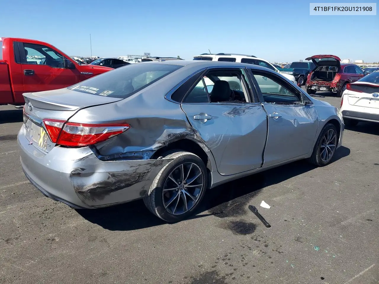 2016 Toyota Camry Xse VIN: 4T1BF1FK2GU121908 Lot: 60220896