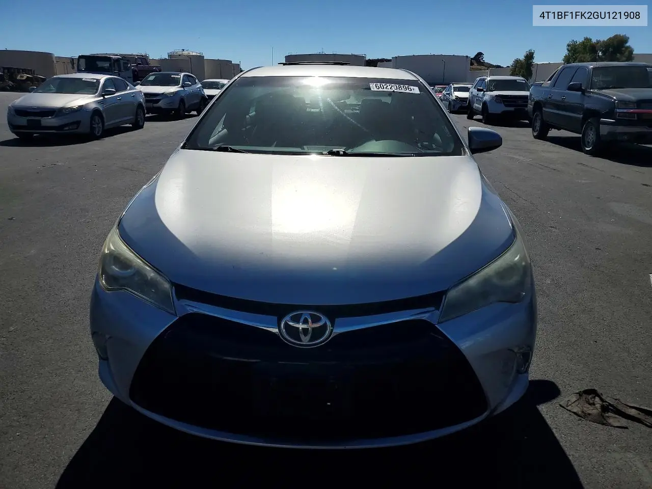 2016 Toyota Camry Xse VIN: 4T1BF1FK2GU121908 Lot: 60220896