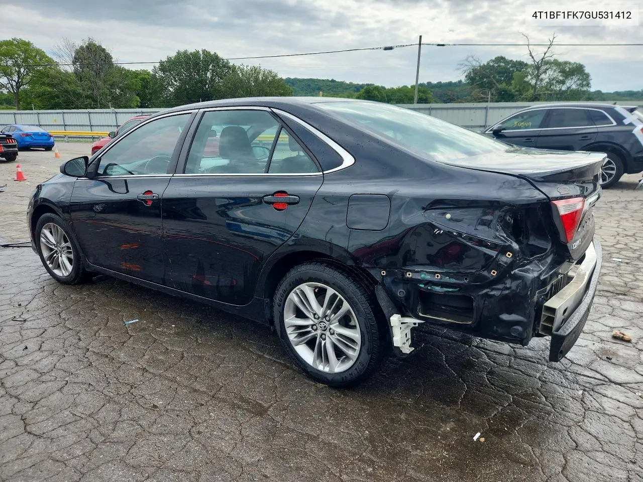 2016 Toyota Camry Se VIN: 4T1BF1FK7GU531412 Lot: 61177716
