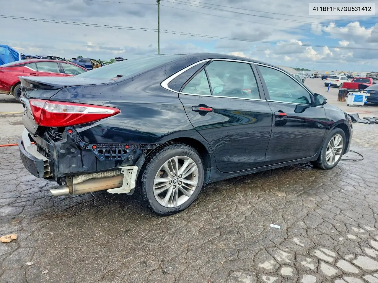 2016 Toyota Camry Se VIN: 4T1BF1FK7GU531412 Lot: 61177716