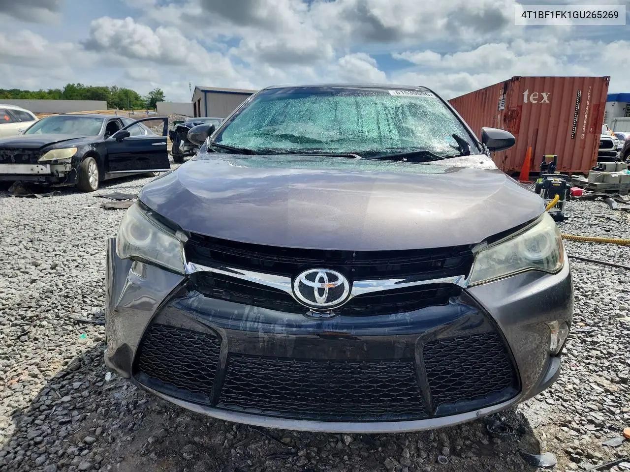 2016 Toyota Camry Se VIN: 4T1BF1FK1GU265269 Lot: 61530096