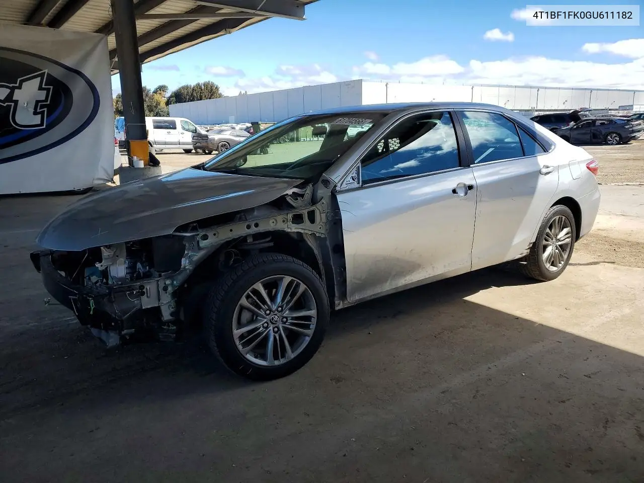 2016 Toyota Camry Se VIN: 4T1BF1FK0GU611182 Lot: 61704566