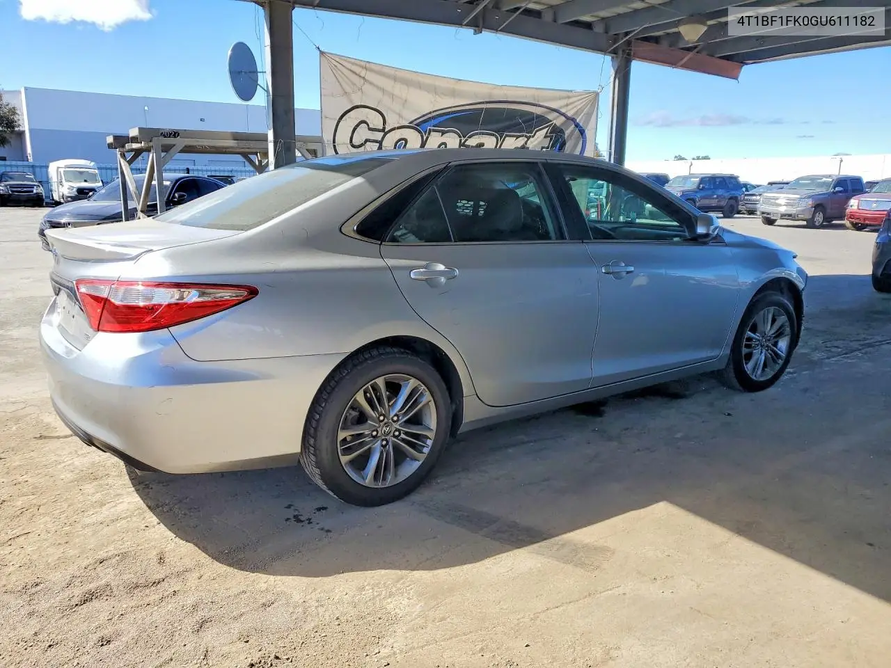2016 Toyota Camry Se VIN: 4T1BF1FK0GU611182 Lot: 61704566