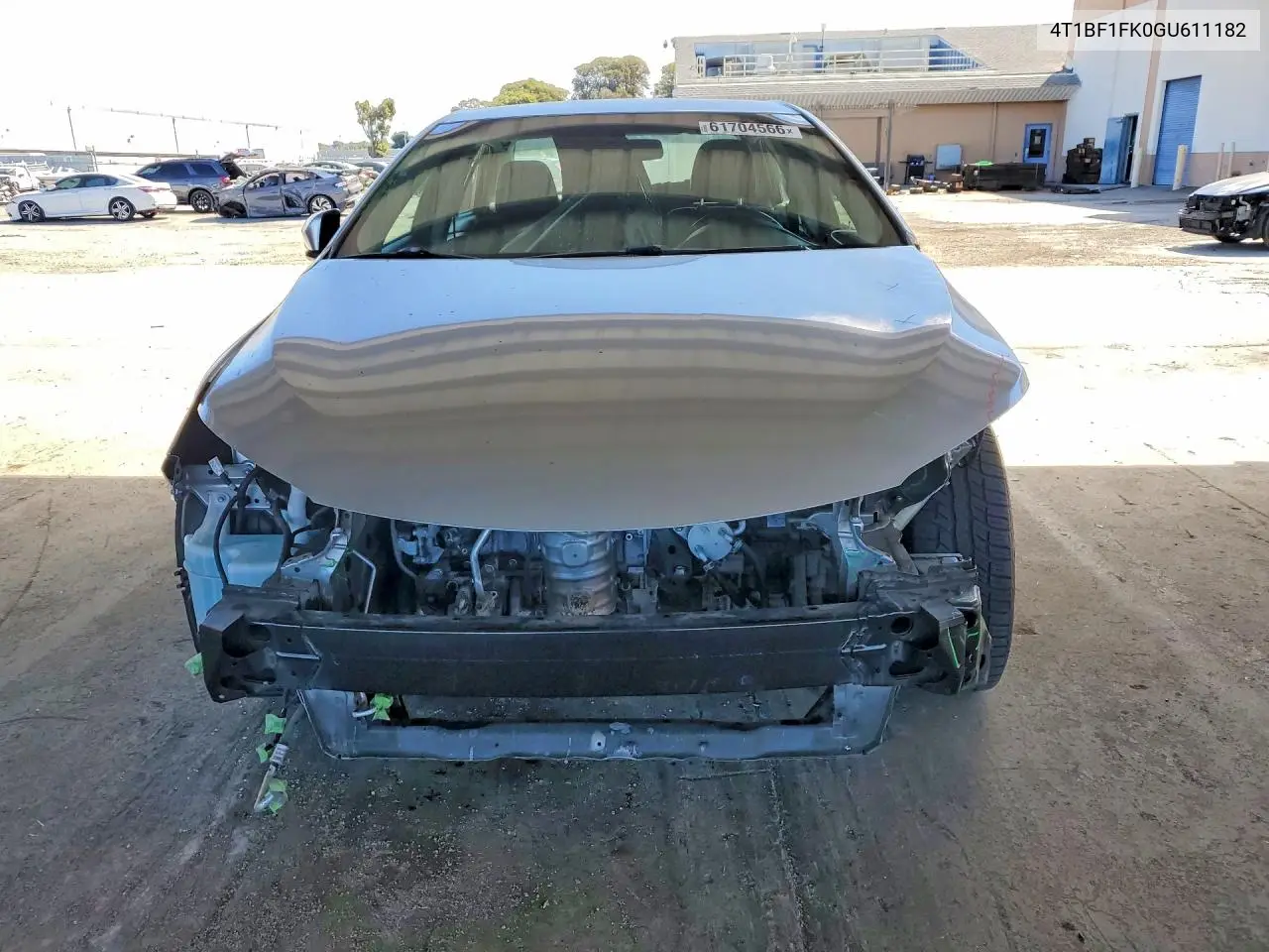 2016 Toyota Camry Se VIN: 4T1BF1FK0GU611182 Lot: 61704566