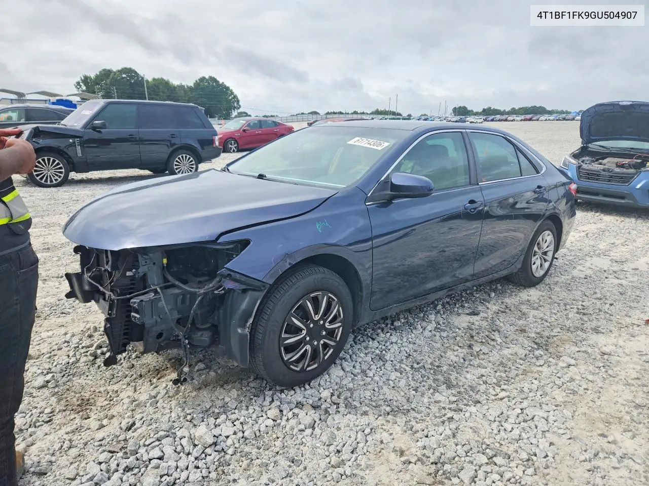 2016 Toyota Camry Le VIN: 4T1BF1FK9GU504907 Lot: 61714306