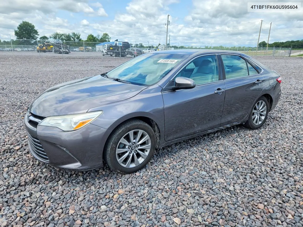 2016 Toyota Camry Xle VIN: 4T1BF1FK6GU595604 Lot: 61806166
