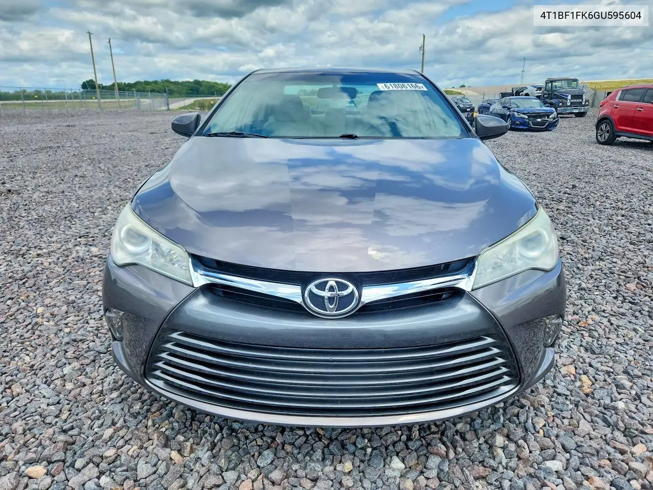 2016 Toyota Camry Xle VIN: 4T1BF1FK6GU595604 Lot: 61806166