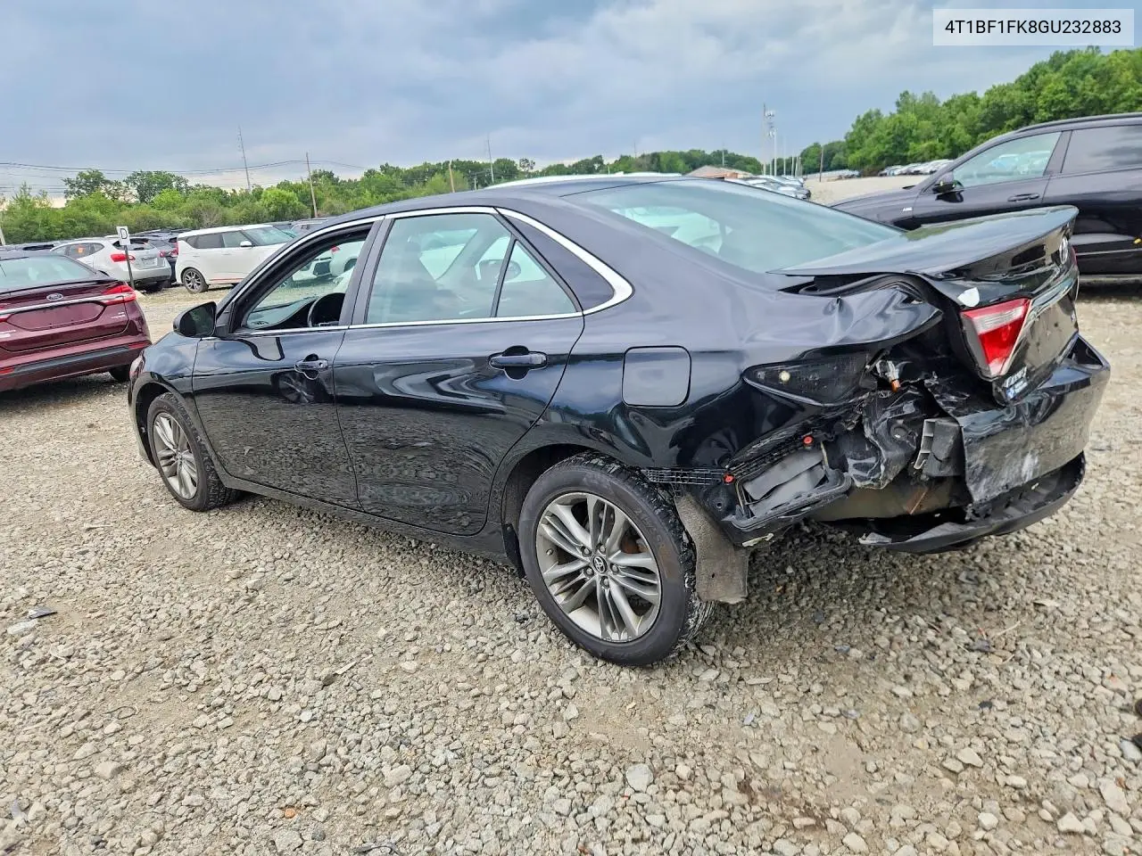 2016 Toyota Camry Se VIN: 4T1BF1FK8GU232883 Lot: 62018026