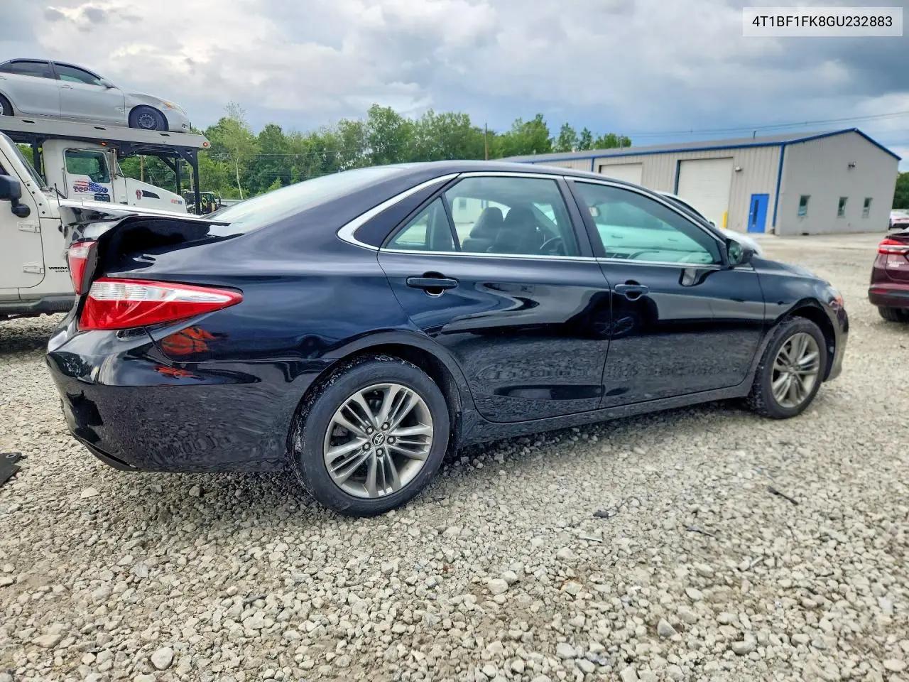 2016 Toyota Camry Se VIN: 4T1BF1FK8GU232883 Lot: 62018026
