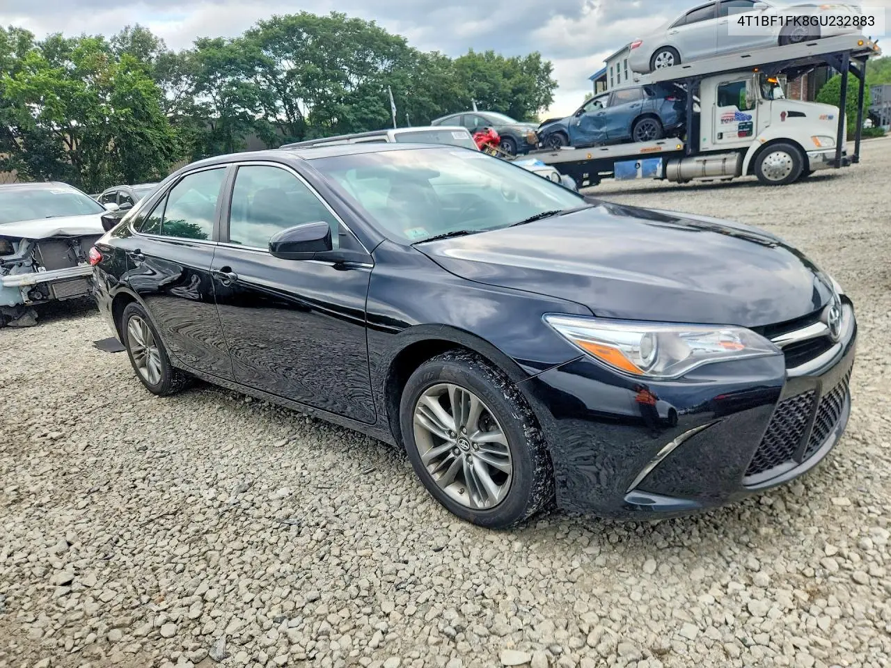 2016 Toyota Camry Se VIN: 4T1BF1FK8GU232883 Lot: 62018026