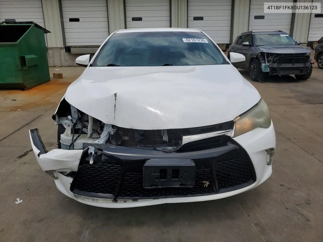 2016 Toyota Camry Se VIN: 4T1BF1FK8GU136123 Lot: 62101236