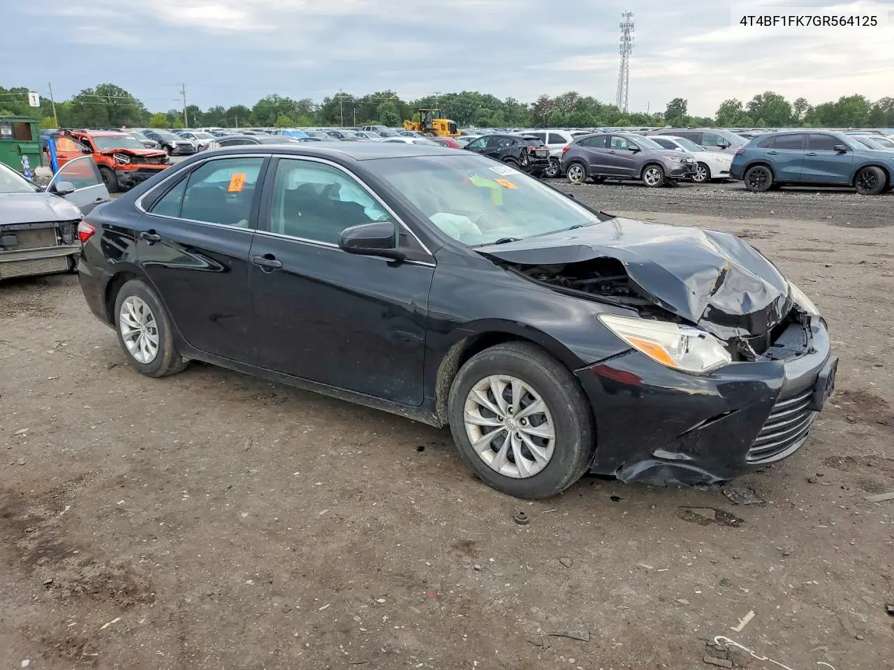 2016 Toyota Camry Le VIN: 4T4BF1FK7GR564125 Lot: 62147346