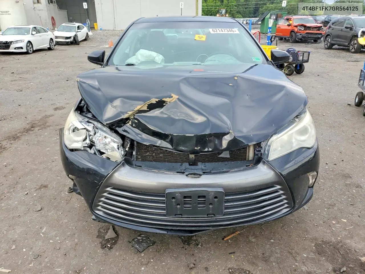 2016 Toyota Camry Le VIN: 4T4BF1FK7GR564125 Lot: 62147346