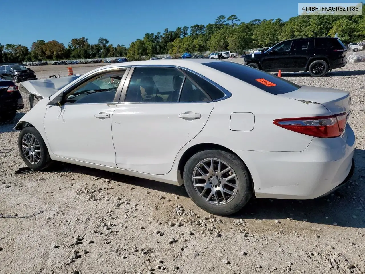 4T4BF1FKXGR521186 2016 Toyota Camry Le
