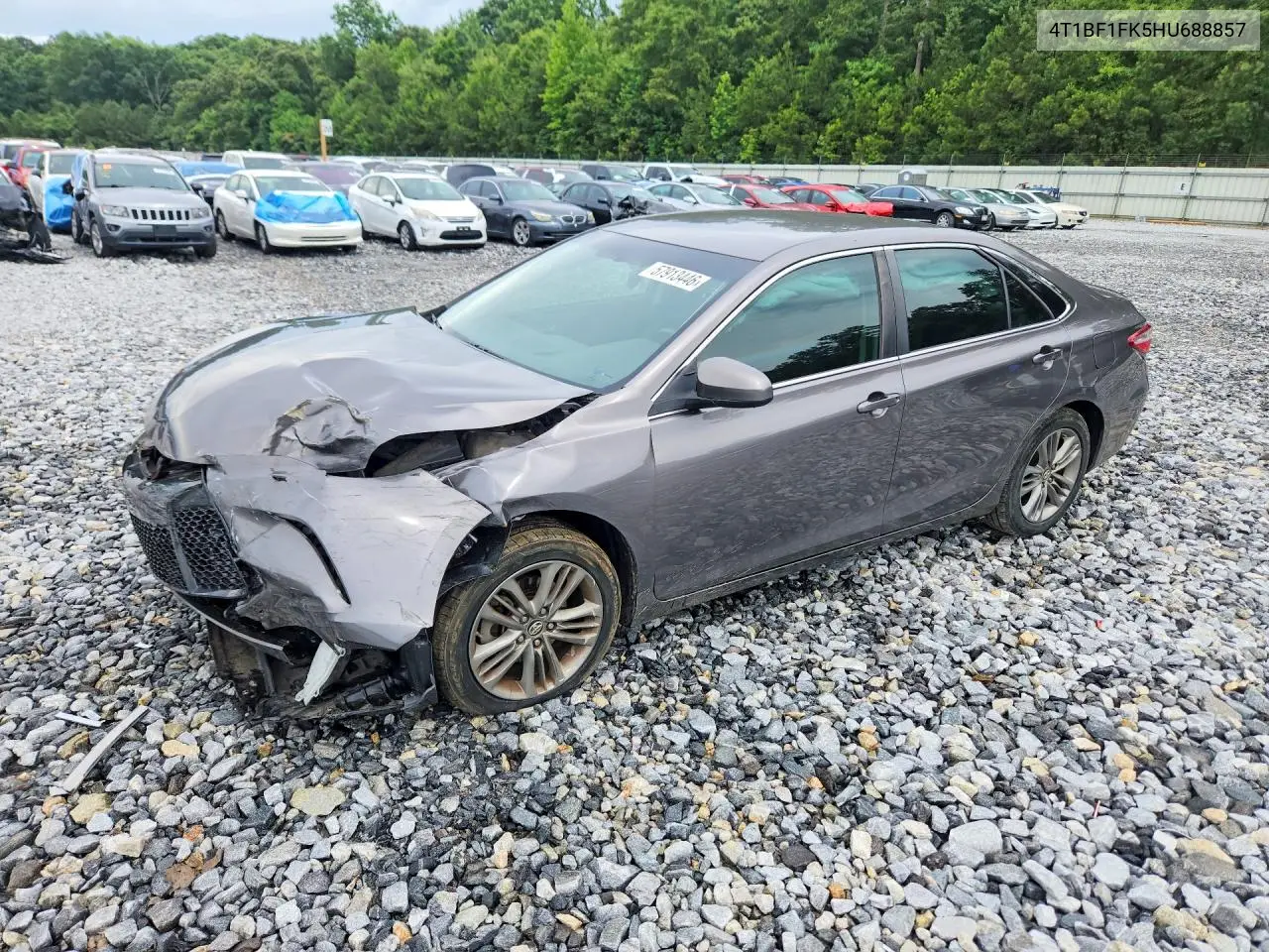2017 Toyota Camry Se VIN: 4T1BF1FK5HU688857 Lot: 57913446