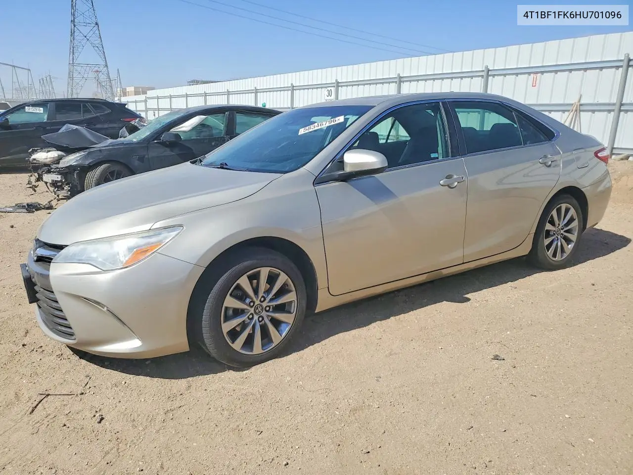 2017 Toyota Camry Xle VIN: 4T1BF1FK6HU701096 Lot: 58346796