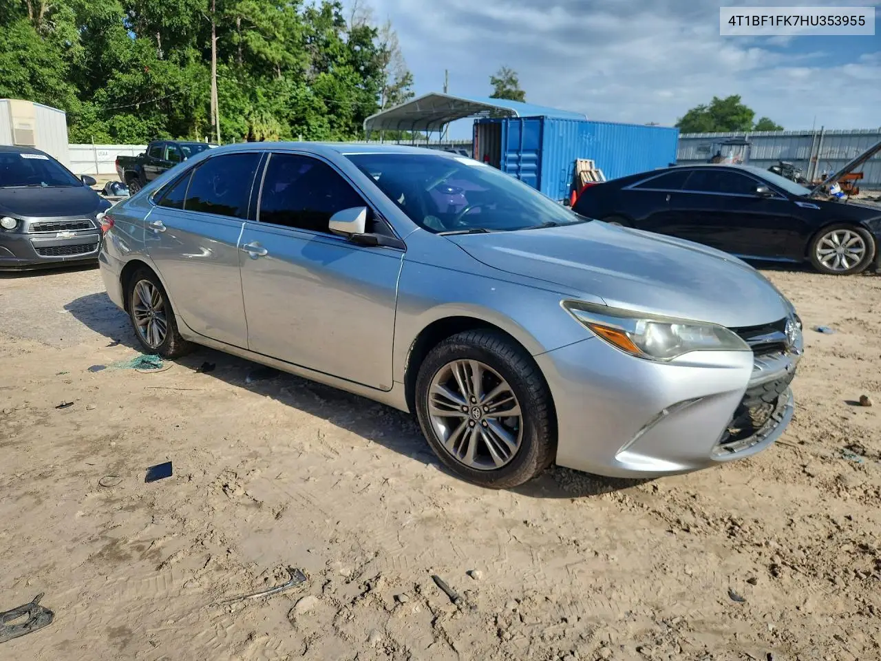 2017 Toyota Camry Se VIN: 4T1BF1FK7HU353955 Lot: 61121686