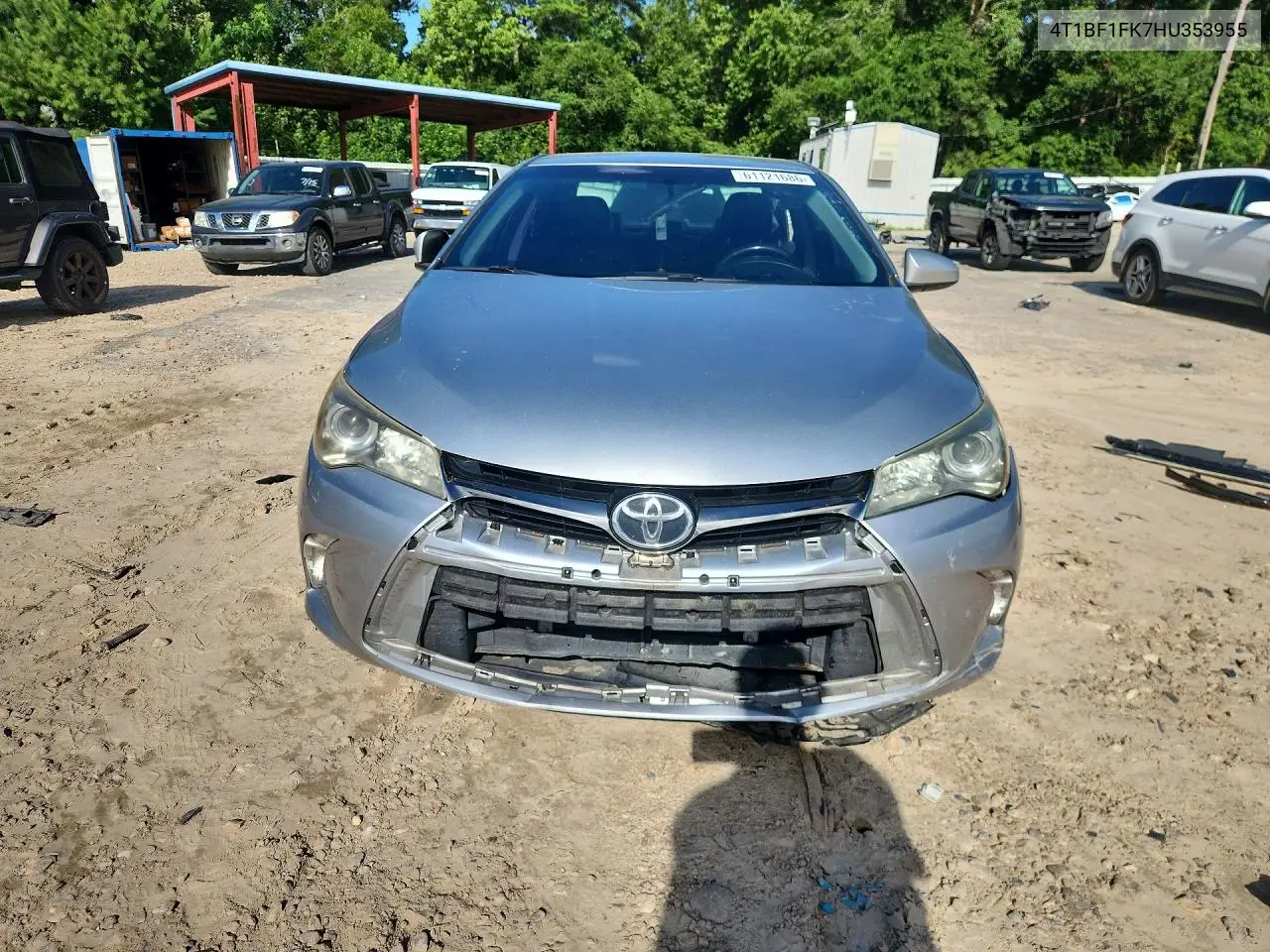 2017 Toyota Camry Se VIN: 4T1BF1FK7HU353955 Lot: 61121686