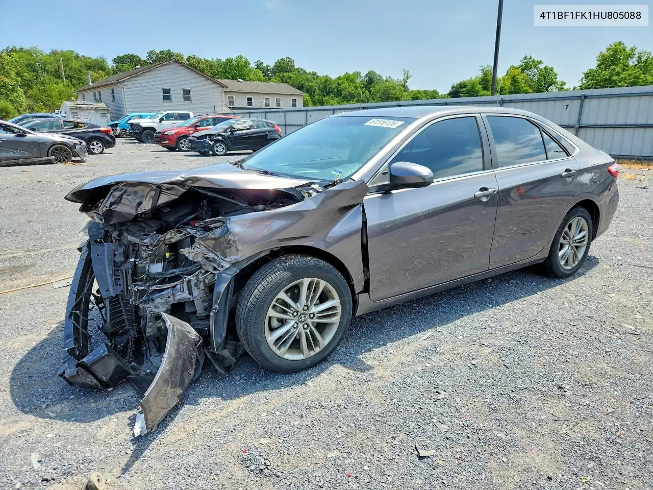 2017 Toyota Camry Se VIN: 4T1BF1FK1HU805088 Lot: 61516126