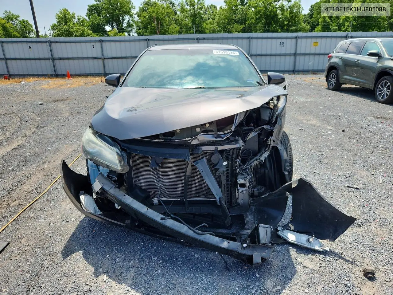 2017 Toyota Camry Se VIN: 4T1BF1FK1HU805088 Lot: 61516126