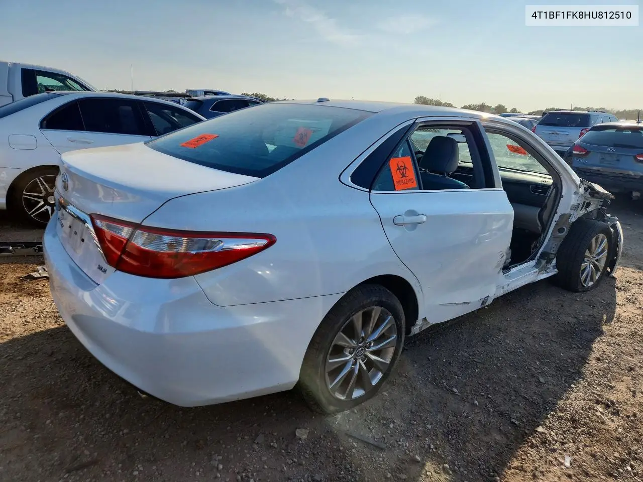 2017 Toyota Camry Xle VIN: 4T1BF1FK8HU812510 Lot: 61557716