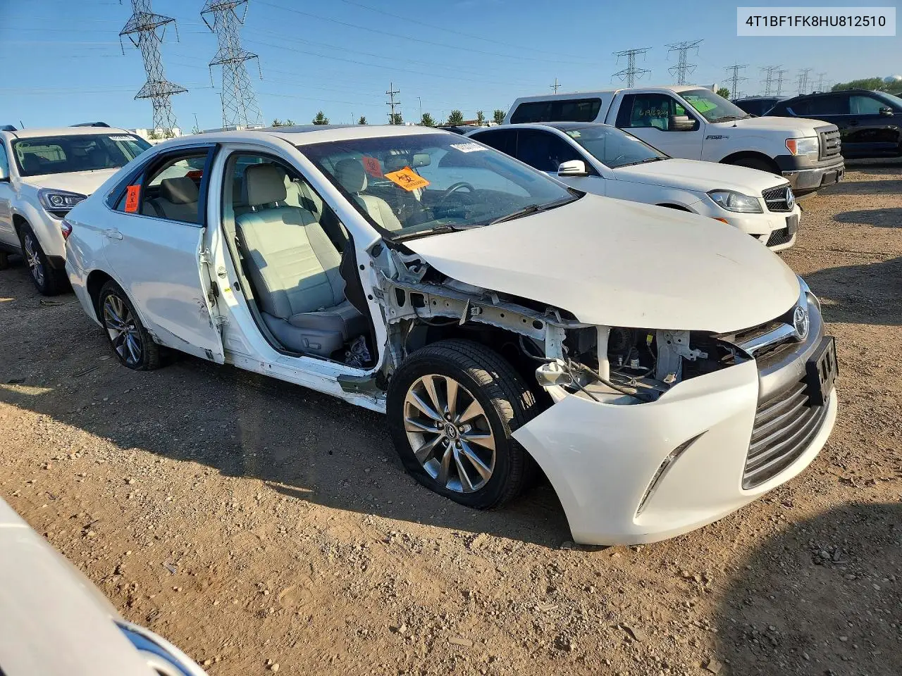 2017 Toyota Camry Xle VIN: 4T1BF1FK8HU812510 Lot: 61557716