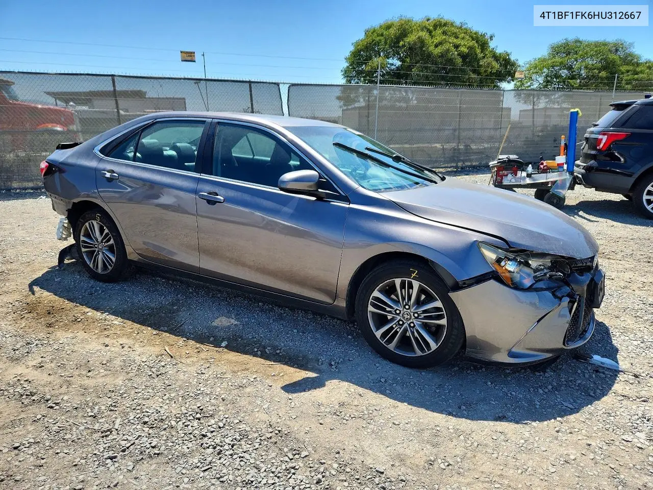 2017 Toyota Camry Se VIN: 4T1BF1FK6HU312667 Lot: 61561616