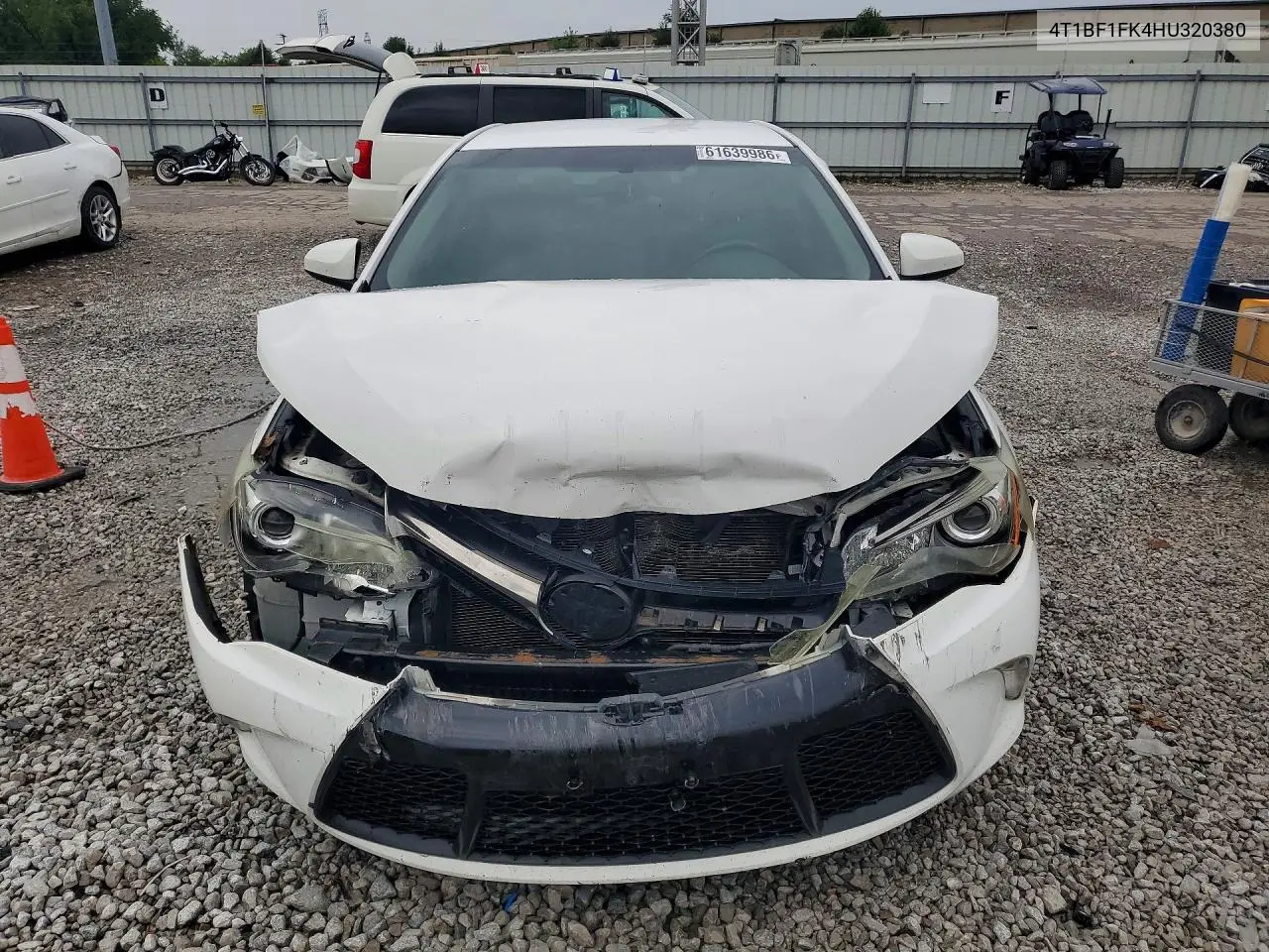 2017 Toyota Camry Se VIN: 4T1BF1FK4HU320380 Lot: 61639986